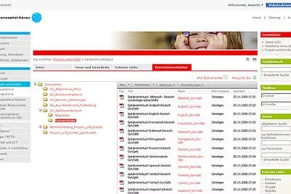 Bild: Effizientes Intranet im Gesundheitsbereich