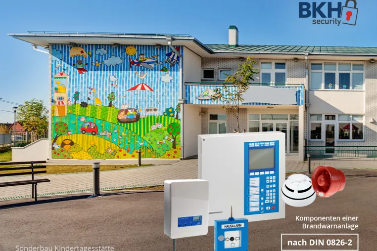 Bild: Brandwarnanlage (BWA) nach DIN VDE V 0826-2