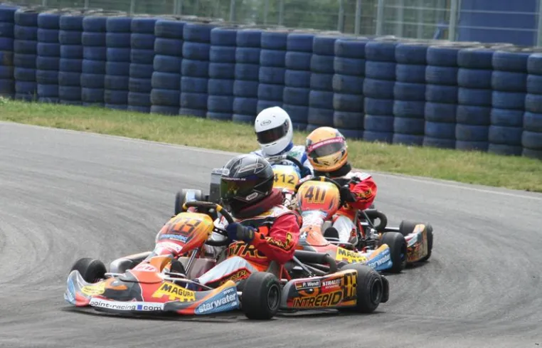 Bild: Phillip Wendt bei der Rotax Max Challenge in Oschersleben