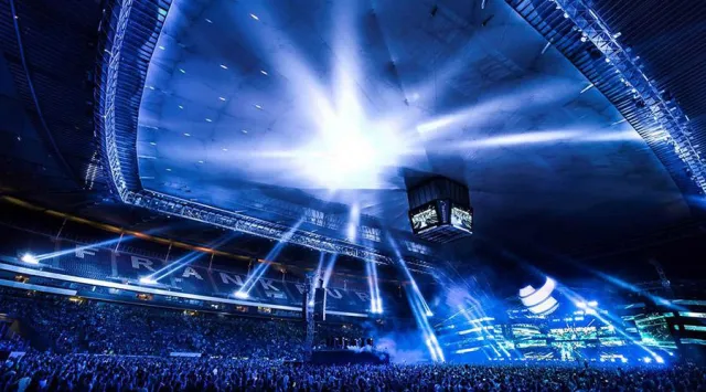Bild: A&O Creative inszeniert grandiose Lichtshow zur Grand Opening und Closing Show des World Club Domes
