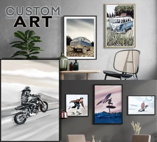 Bild: Custom Illustration und Custom Art