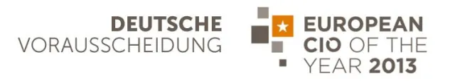 Deutsche Vorausscheidung zur Wahl des „European CIO of the Year 2013“ Bild: Deutsche Vorausscheidung zur Wahl des „European CIO of the Year 2013“