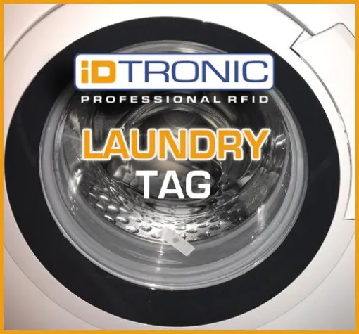 Bild: iDTRONICs RFID Polyester Laundry Tag - Textilien sicher identifizieren