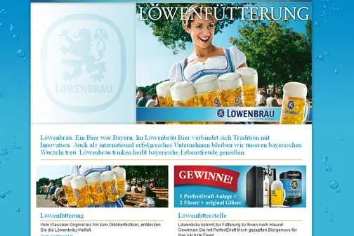 coma ag schafft neue Internetpräsenz für Löwenbräu Bild: coma ag schafft neue Internetpräsenz für Löwenbräu