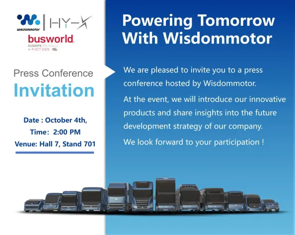 HY‑X und Wisdom unterzeichnen Joint Venture auf der Busworld Europe in Brüssel Bild: HY‑X und Wisdom unterzeichnen Joint Venture auf der Busworld Europe in Brüssel