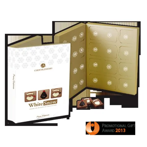 Bild: Promotional Gift Award – Das Adventbook mini von chocolissimo als Preisträger 2013