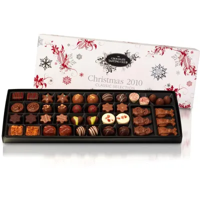 Weihnachtlicher Pralinengenuss zum Verschenken Bild: Weihnachtlicher Pralinengenuss zum Verschenken