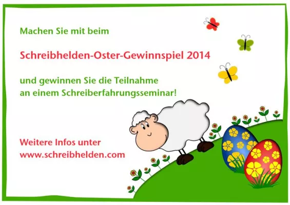 Bild: Oster-Gewinnspiel: Teilnahme an Online-Schreibseminar