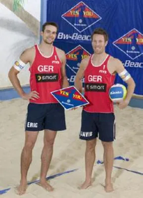 Bw-Beachen ’09 erhalten prominente Unterstützung durch David Klemperer und Eric Koreng Bild: Bw-Beachen ’09 erhalten prominente Unterstützung durch David Klemperer und Eric Koreng
