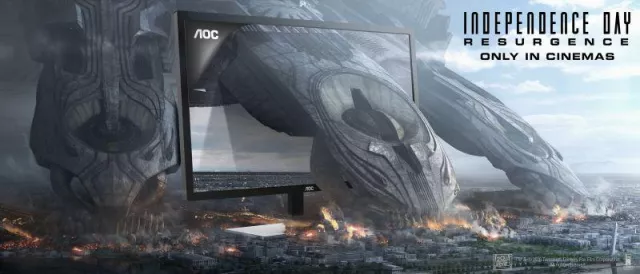 Bild: Blockbuster Independence Day ist zurück: mit AOC als offiziellem Partner