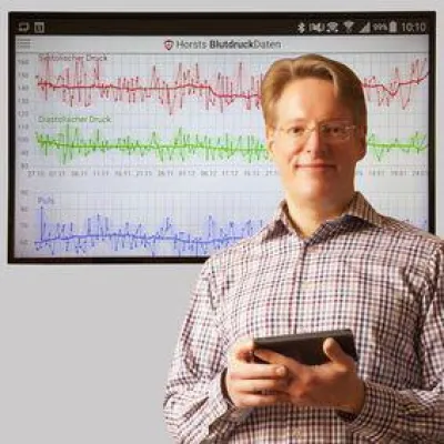 App „BlutdruckDaten“ vereinfacht Dokumentation der Messwerte – auf zahlreichen Betriebssystemen Bild: App „BlutdruckDaten“ vereinfacht Dokumentation der Messwerte – auf zahlreichen Betriebssystemen