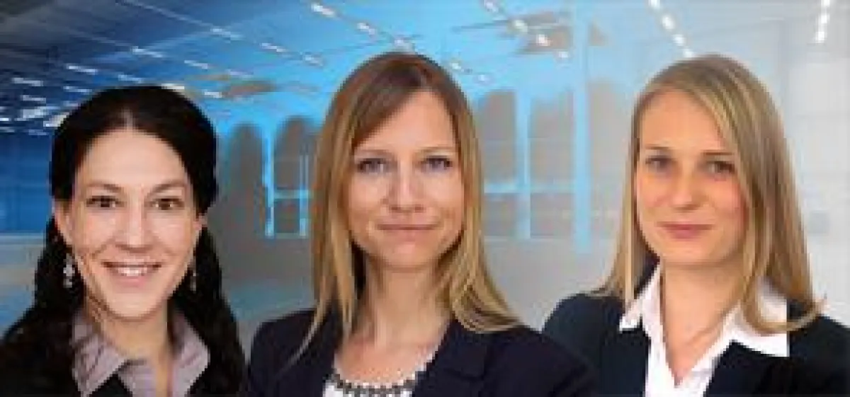 Katrin Vogelgsang, Daniela Schneider und Maria Schüler (v. l. n. r.)