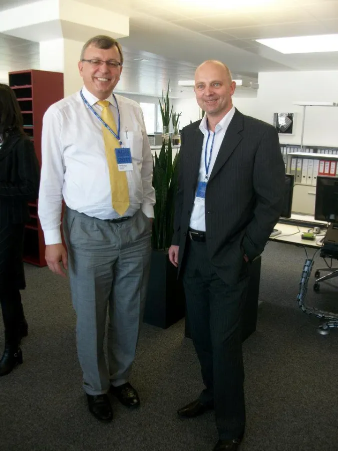 Richard Hempe (links) referierte beim AGN-Treffen in Liechtenstein.