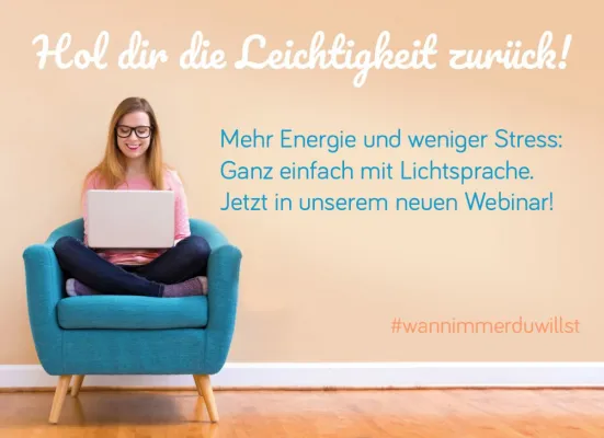 Hol dir deine Energie und Leichtigkeit zurück! Bild: Hol dir deine Energie und Leichtigkeit zurück!