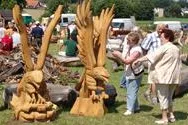 Tausende Besucher werden beim Internationalen Holzskulpturenwettbewerb erwartet Bild: Tausende Besucher werden beim Internationalen Holzskulpturenwettbewerb erwartet