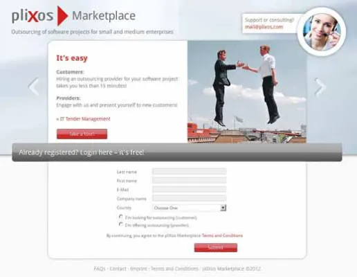 Bild: Marktplatz für SW-Projekte – das Angebot findet Anklang und wird ausgebaut