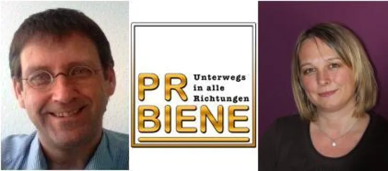 Bild: Kostengünstig bekannt werden bei der Existenzgründung – durch PR-Biene