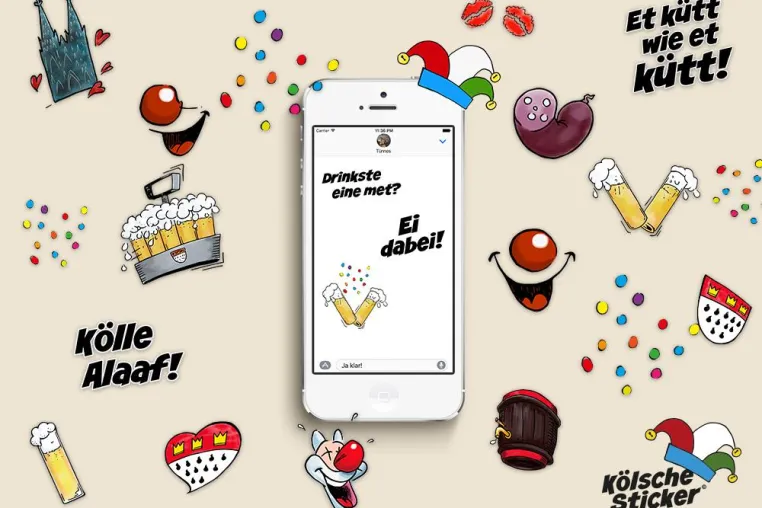 Bild: Erste Kölner Karneval Sticker App