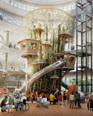 Bild: Vom Autohaus zum Erlebnisort: EXPLORADOM eröffnet 2026 in Köln