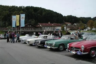 3. Internationales Mercedes-Benz SL 190 Treffen zu Besuch im Chiemgau Bild: 3. Internationales Mercedes-Benz SL 190 Treffen zu Besuch im Chiemgau