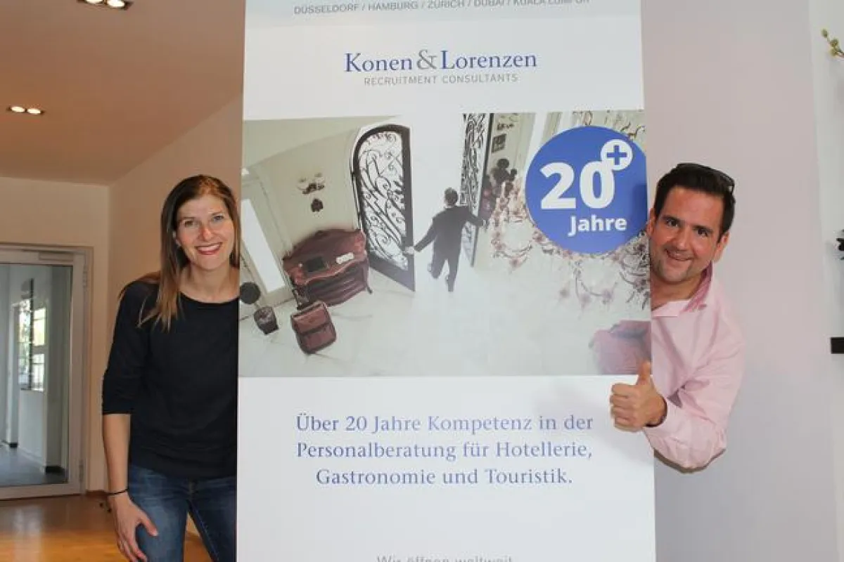 Das Wiener Team von Konen & Lorenzen: Sonja Holzhauer und P. David Kurzböck.