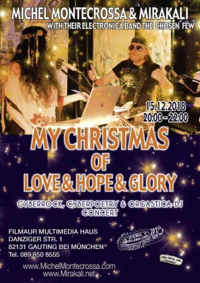 Bild: Weihnachtskonzert von Michel Montecrossa und Mirakali ‘My Christmas Of Love & Hope & Glory’ am 15. Dezember