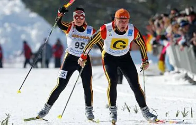 Bild: Trotz Verletzung gewinnt Bentele den Biathlon-Gesamtweltcup