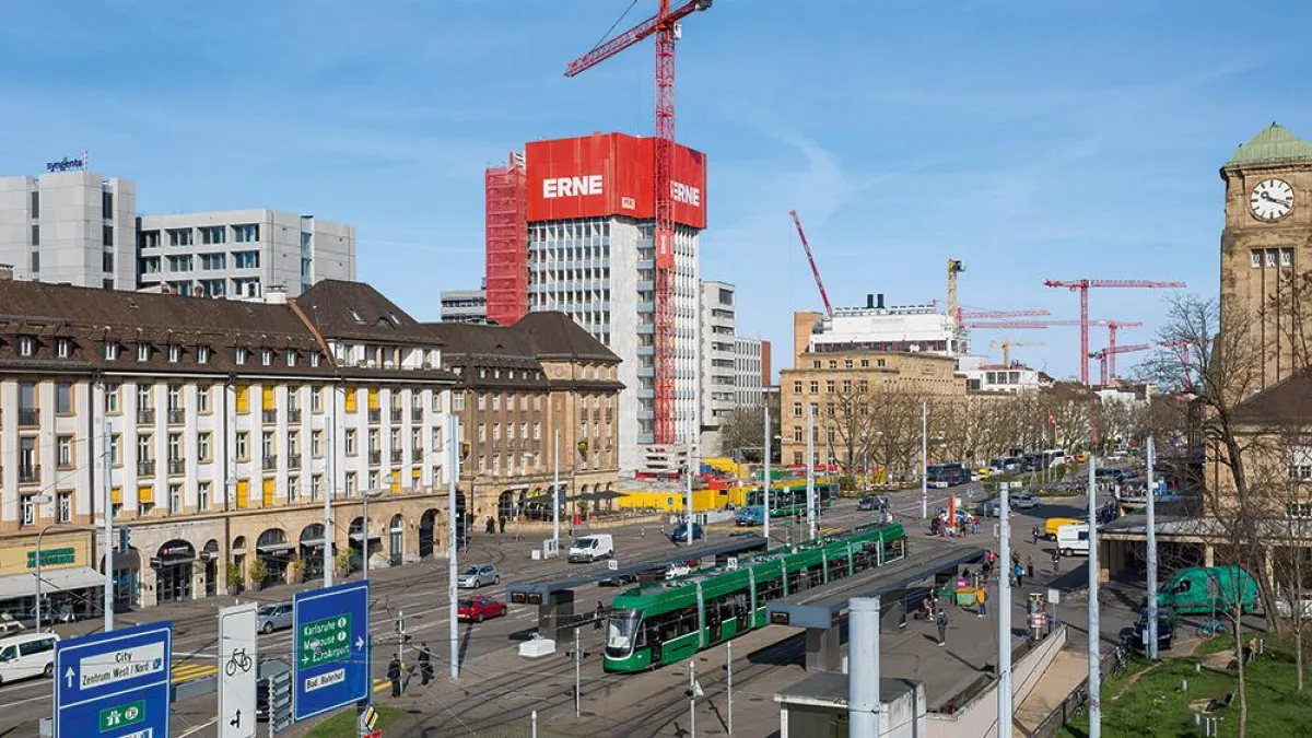Der Abbruch des zentral gelegenen Syngenta-Hochhauses wurde vom Umfeld kaum wahrgenommen.