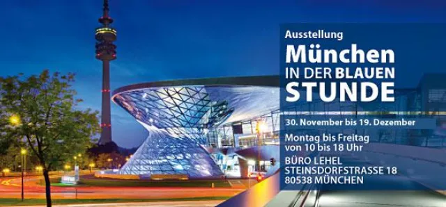 Bild: Ausstellung: München in der Blauen Stunde des Immobilienfotografen Christian Schranner von AIGNER IMMOBILIEN