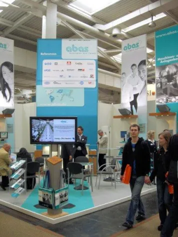 Bild: ABAS auf der Hannover-Messe