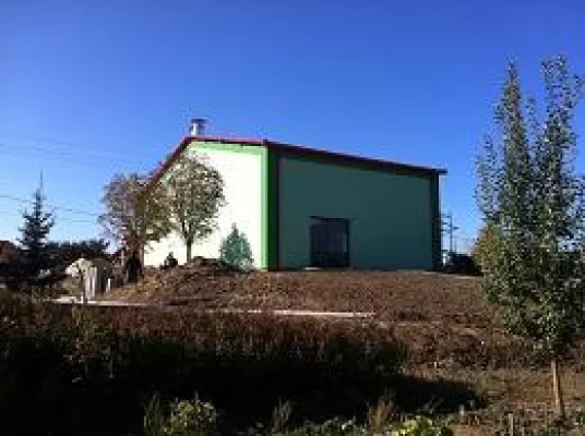 Bild: 3. Ungarische Biomasse-Nahwärme-Anlage in Gyömrö in Betrieb