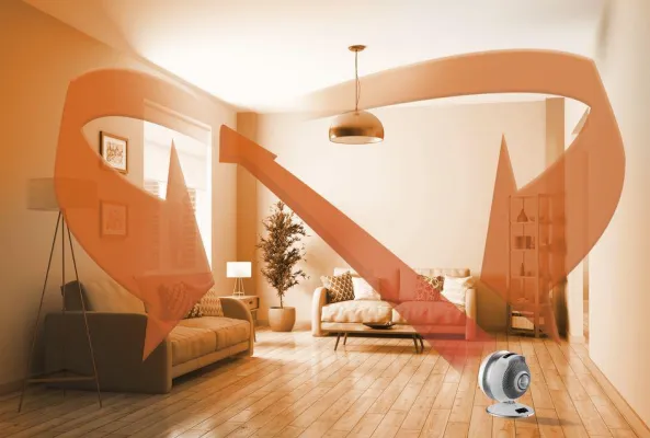 Bild: Einfach wohlfühlen: Der neue Rowenta Air Force Hot & Cool vereint Heizlüfter und Ventilator