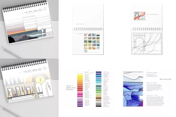 Bild: ... ich mal dann mal  - 21 zitate 21 motive 3 maltechniken