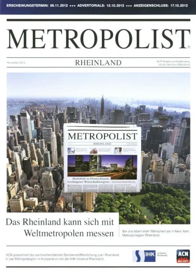Der Folder zur zweiten Ausgabe des METROPOLIST