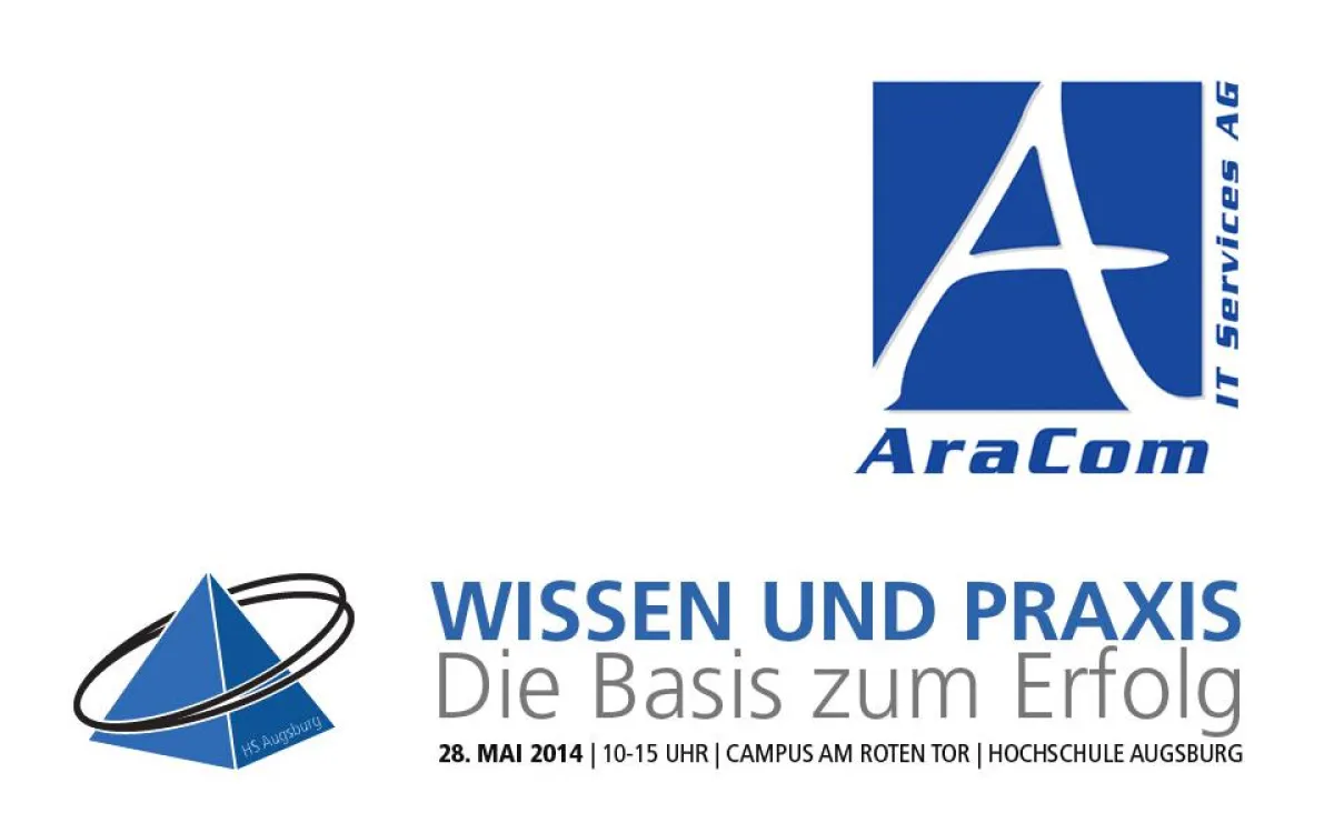 AraCom IT Services AG auf der Pyramid 2014: Messestand M EG 27, direkt am Haupteingang im EG.