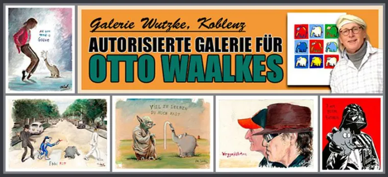 Bild: Neue Malereien von Otto Waalkes