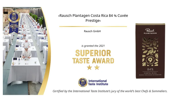 BEMERKENSWERT – RAUSCH GEWINNT SUPERIOR TASTE AWARD Bild: BEMERKENSWERT – RAUSCH GEWINNT SUPERIOR TASTE AWARD