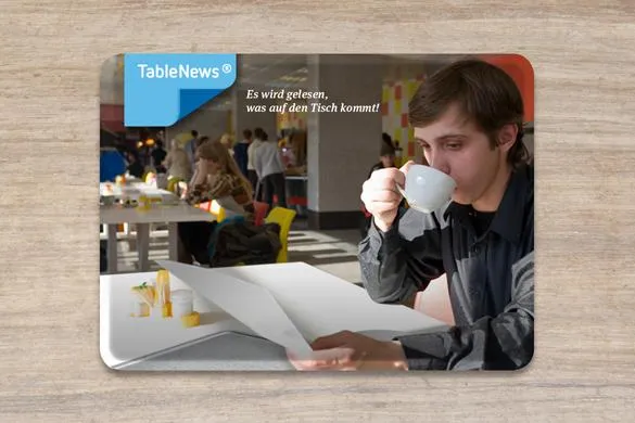 Bild: MONTUADICKER GMBH - ESSEN AUF LETTERN / TABLENEWS® IST DIE NEUE BEILAGE ZUR KANTINENKOST - TAGESAKTUELL
