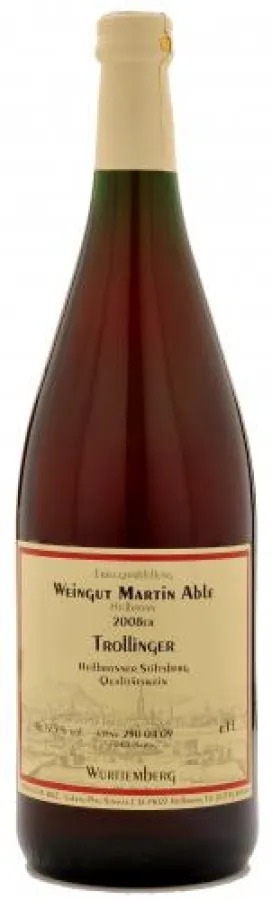 Der 2011er Heilbronner Stiftsberg Trollinger QbA halbtrocken.