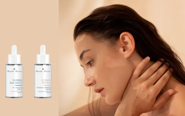 RUHE BEWAHREN - DERMA BALANCE & DERMA REPAIR WIRKSTOFF-SEREN von Charlotte Meentzen Bild: RUHE BEWAHREN - DERMA BALANCE & DERMA REPAIR WIRKSTOFF-SEREN von Charlotte Meentzen