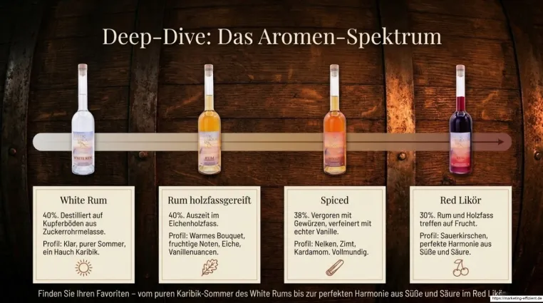 Whisky- und Rum-Spezialitäten aus der Insel-Destillerie von Wasserschloss Mellenthin Bild: Whisky- und Rum-Spezialitäten aus der Insel-Destillerie von Wasserschloss Mellenthin