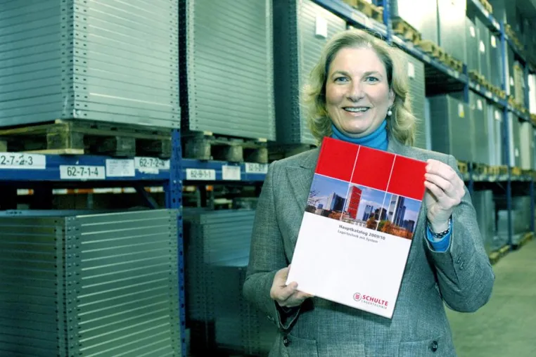Bild: SCHULTE Lagertechnik mit neuen Produkten und aktuellem Katalog auf der LogiMAT