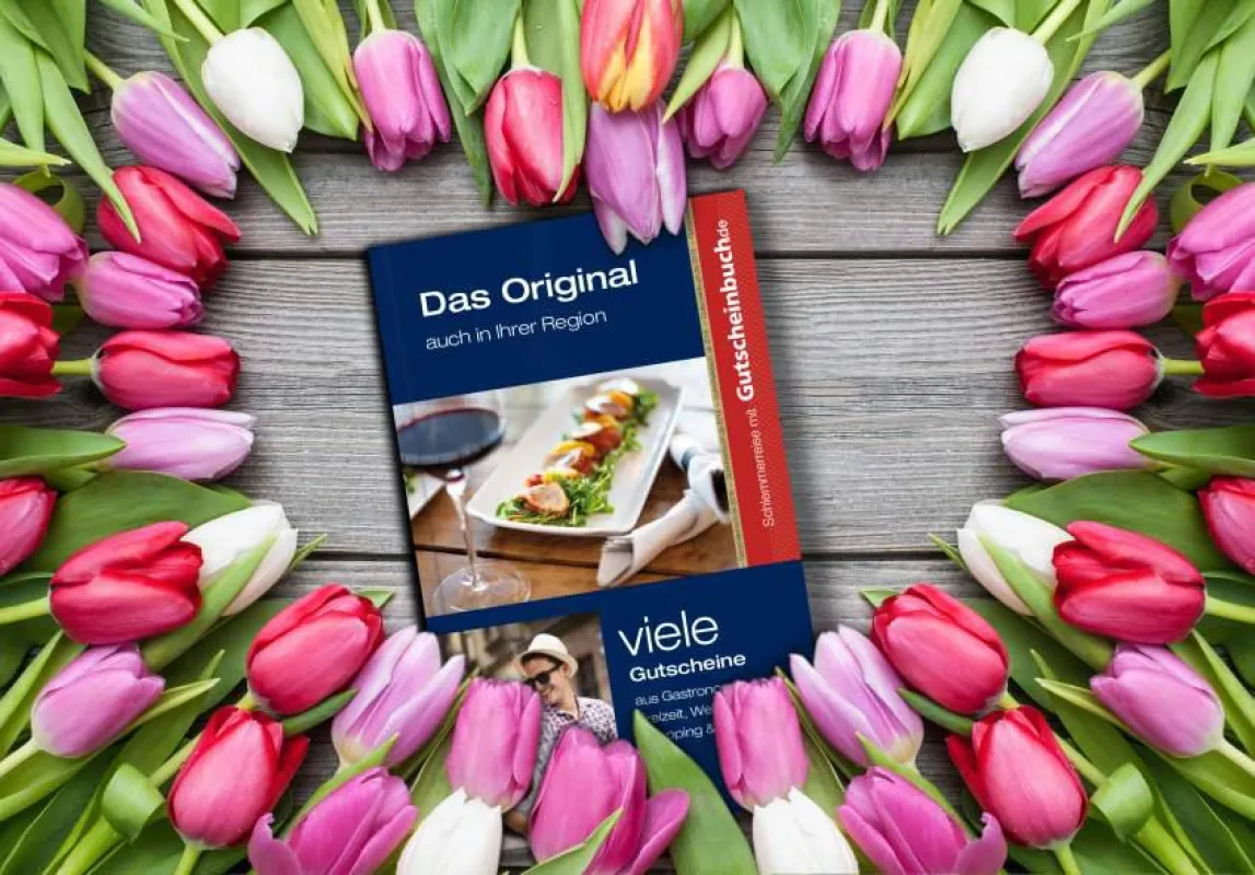 Das perfekte Geschenk zum Muttertag: Gastro- und Freizeitführer Schlemmerreise mit Gutscheinbuch.de
