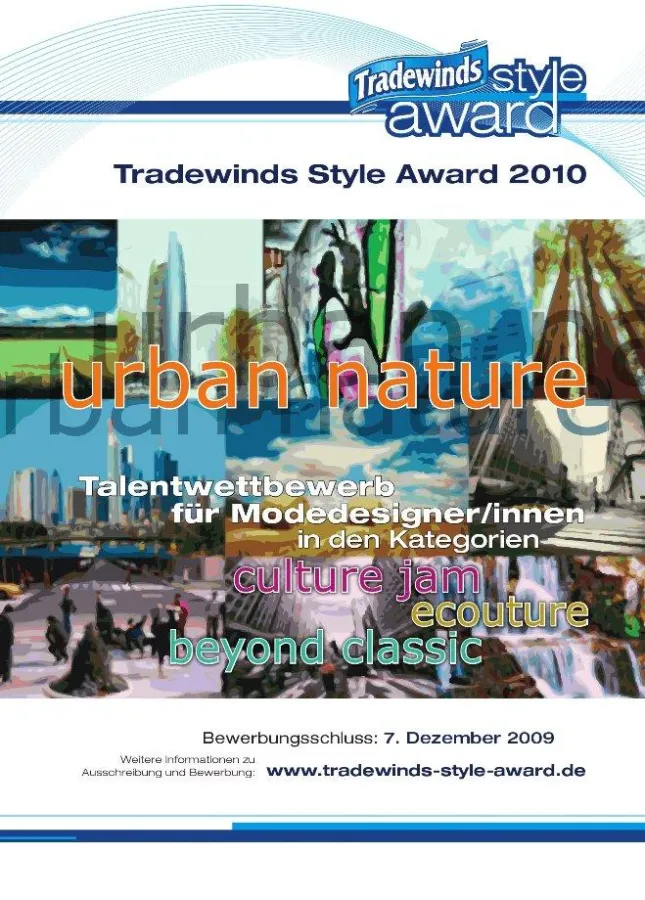 Plakat Tradewinds Style Award 2010