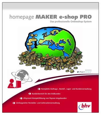 homepage MAKER E-Shop Pro jetzt im Handel erhältlich Bild: homepage MAKER E-Shop Pro jetzt im Handel erhältlich