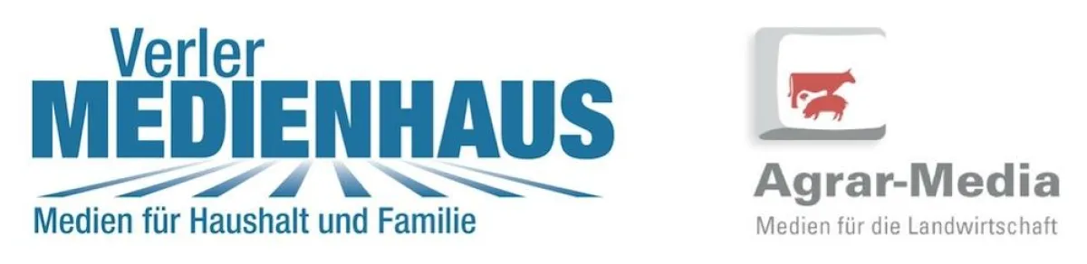 Die Firmenlogos beider Unternehmensbereiche