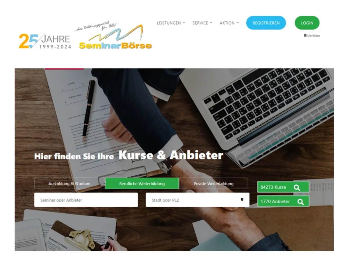 Homepage der Seminarboerse