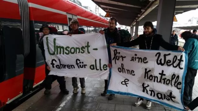 Bild: 11.4., 13 Uhr München: Aktionsschwarzfahrer vor Gericht + Veranstaltung zu Nulltarif und Schwarzfahren 19 Uhr