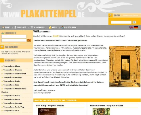 Bild: Plakattempel.de - Neues Internetportal für Plakate aller Art