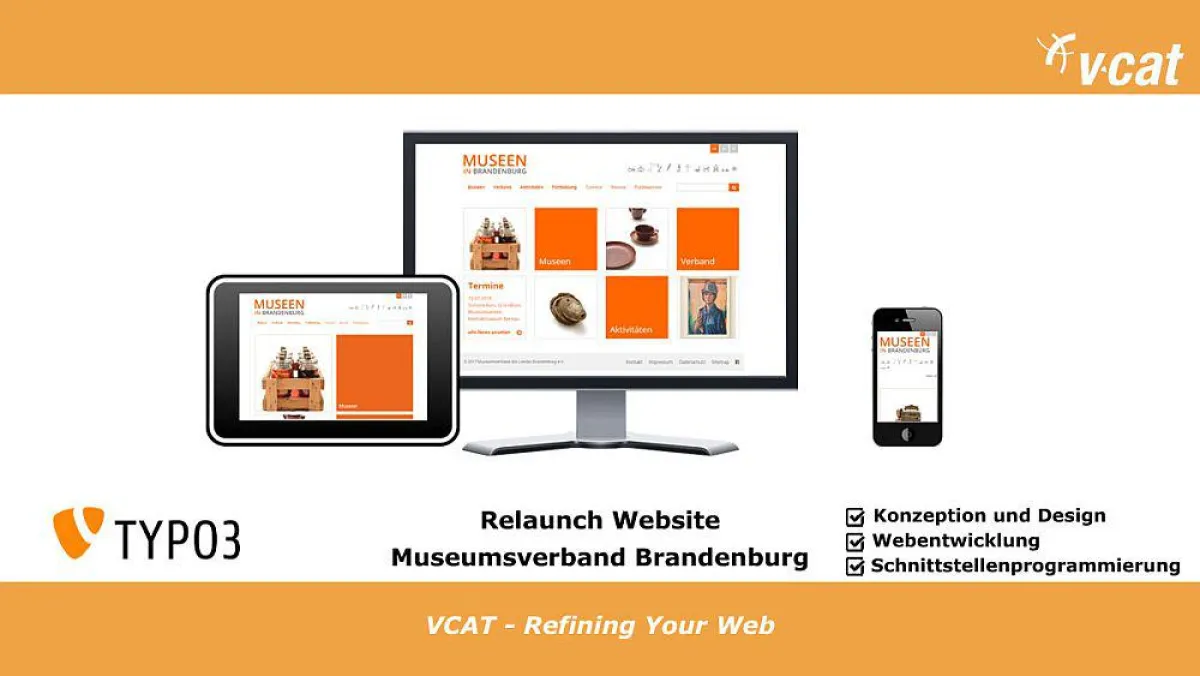 Webseite nach TYPO3-Relaunch in responsiven Design